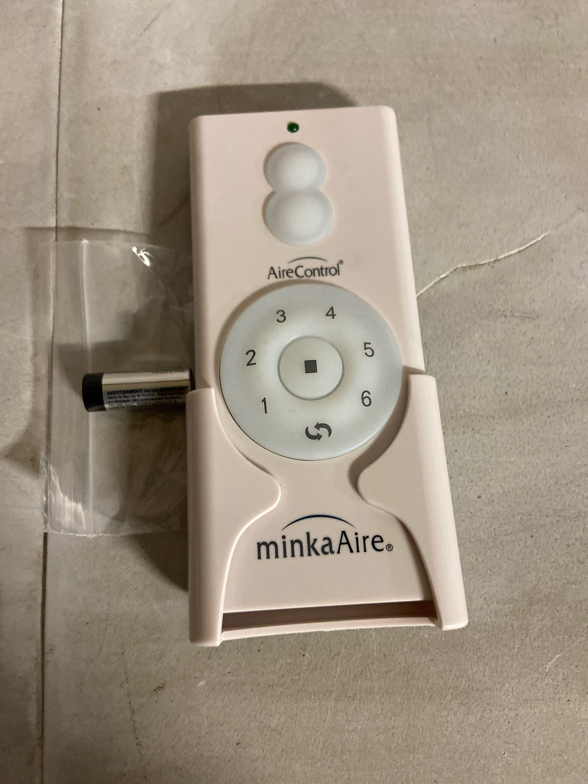 MinkaAire RC600 6 Speed Reversing Remote Control for Select MinkaAire ceiling fans - N/A