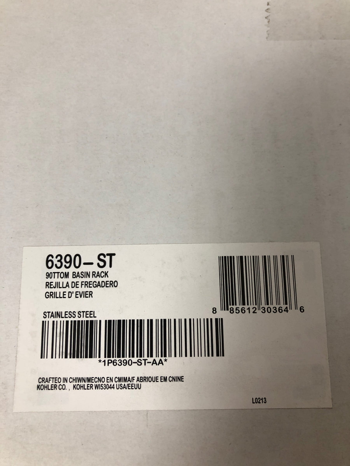 Kohler K-6390-ST Undertone 13-1/2" x 14-3/8" Stainless Steel Sink Grid for K-3356-HCF Undertone Preserve Kitchen Sink - Stainless Steel