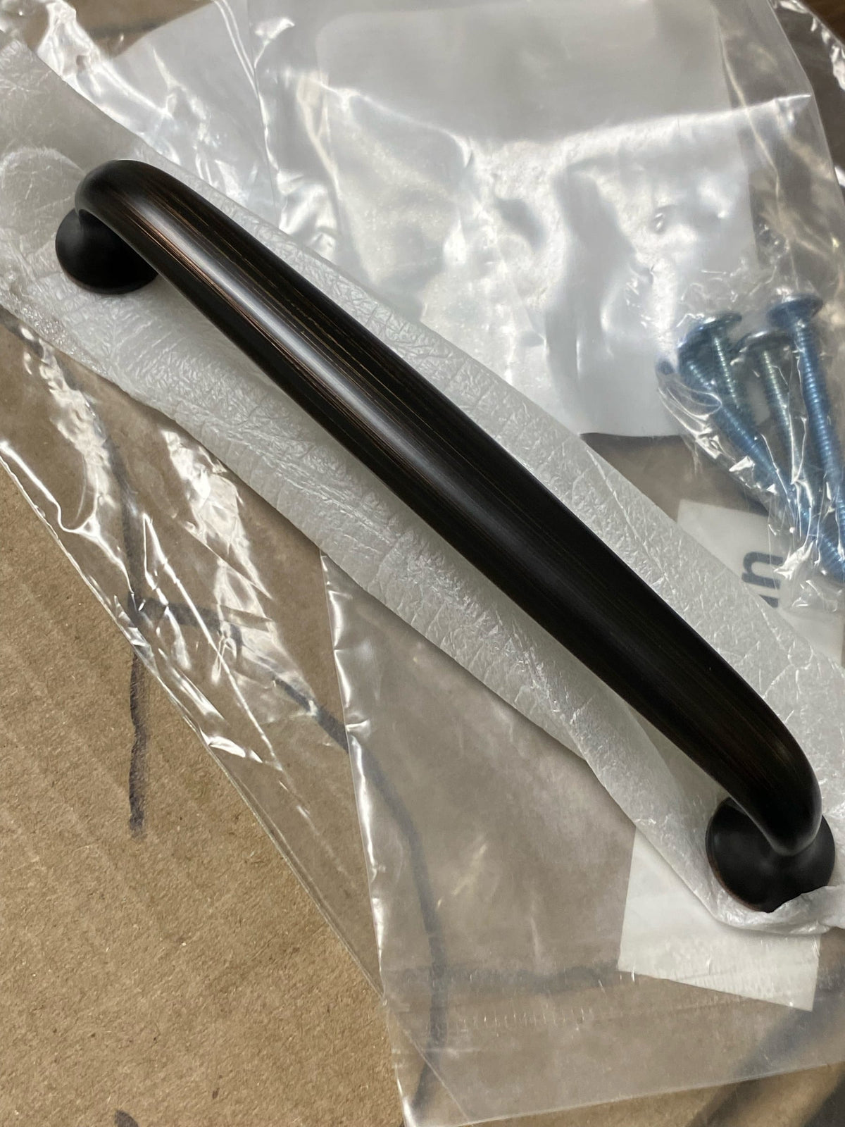 Amerock | Cabinet Pull | Oil Rubbed Bronze | 5-1/16 inch (128 mm) Center-to-Center | Renown | 1 Pack | Drawer Pull | Cabinet Handle | Cabinet Hardware