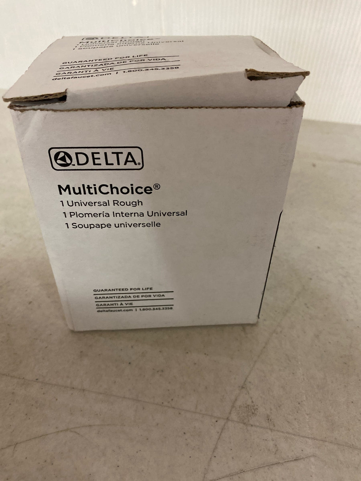 Delta Universal Mixing Rough-In Valve with 1/2" NPT Male thread with 1/2" C.W.T Female Sweat - Box Model