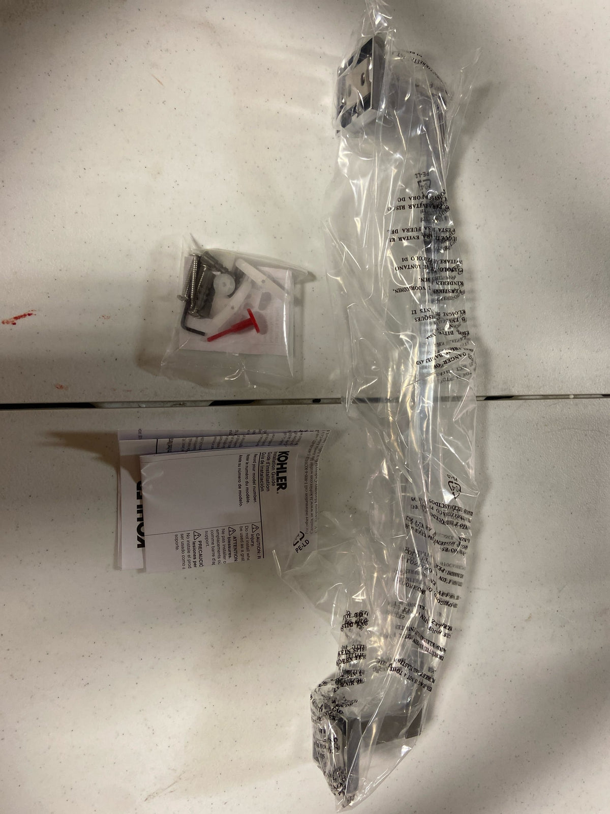 Kohler K-23284-CP Square 18" Towel Bar - Polished Chrome
