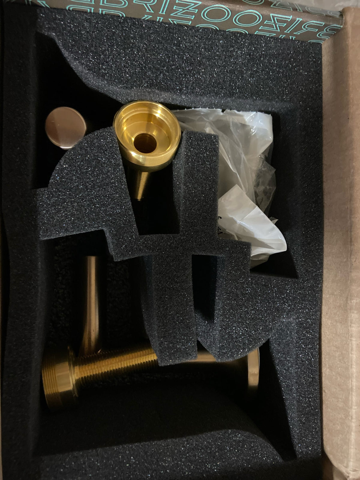 Brizo HL5875-GL Wall Mount Lavatory Lever Handles - Luxe Gold