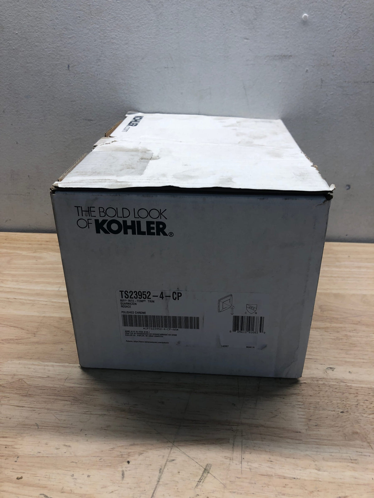 Kohler K-TS23952-4-CP Riff Pressure Balanced Valve Trim Only with Single Lever Handle - Less Rough In - Polished Chrome