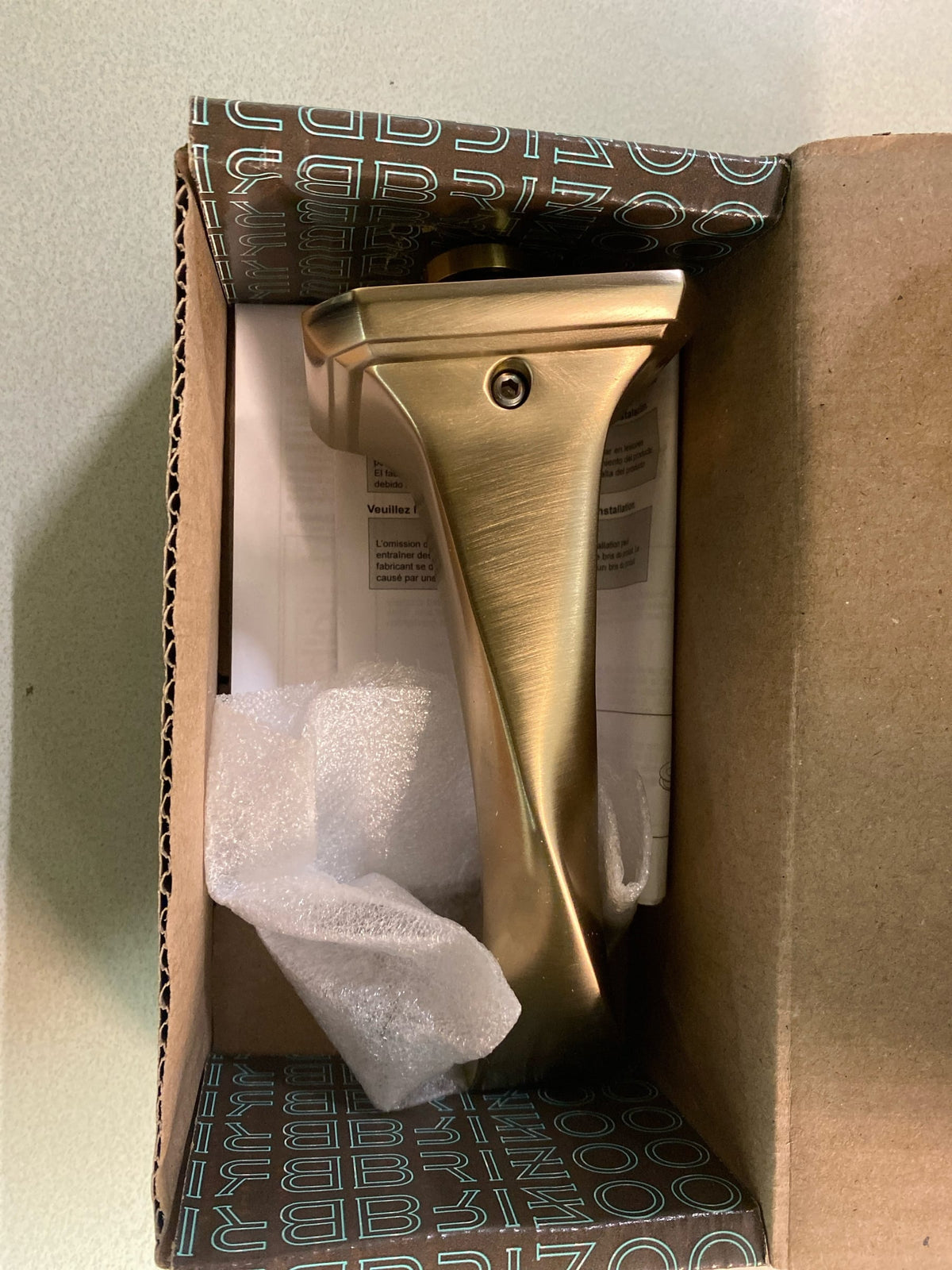 Brizo RP62603GL Virage 5-1/2" Shower Arm, for use with 87330 Shower Head Only - Luxe Gold