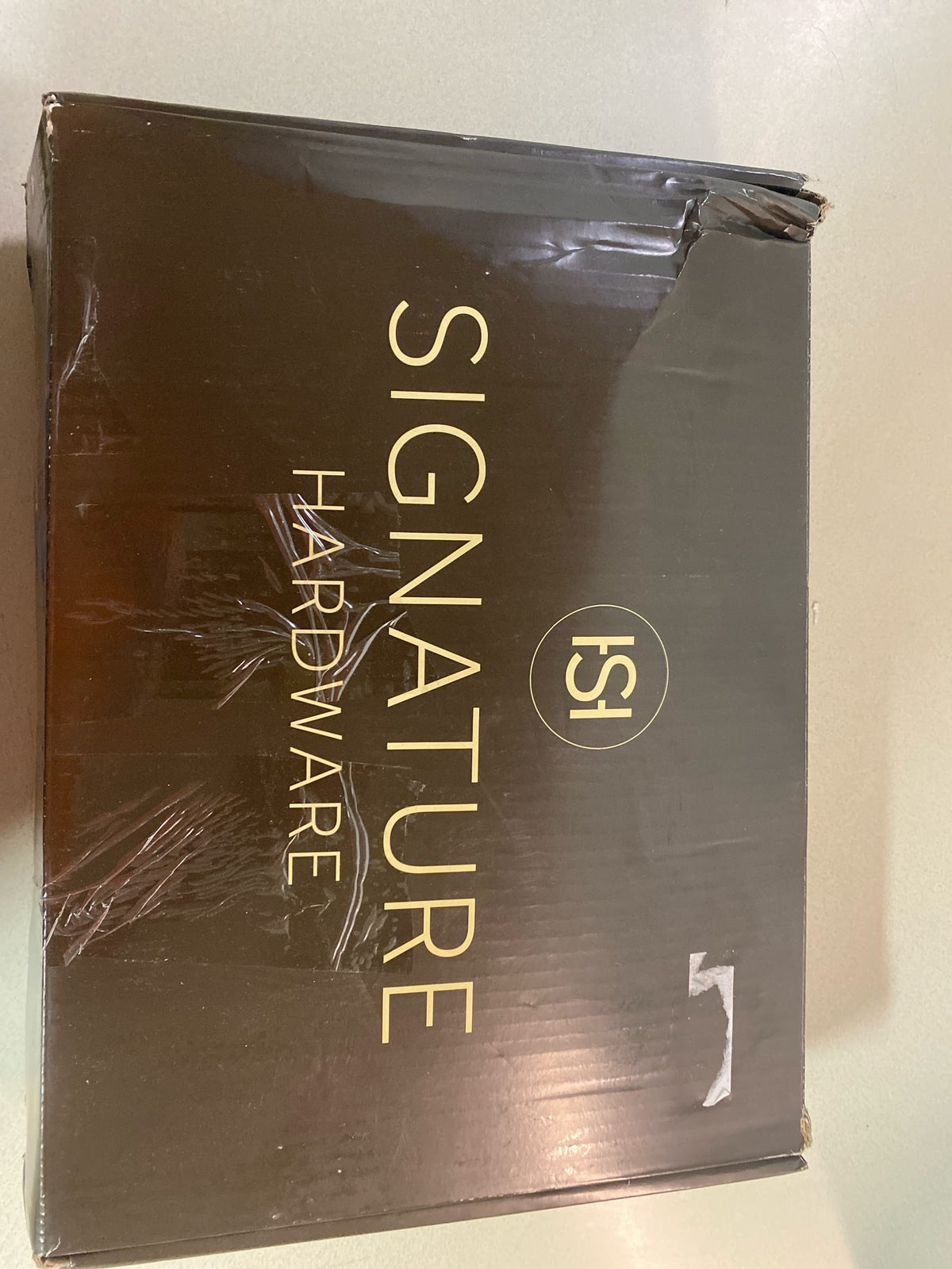 Signature Hardware SHWSCHB807BG Hibiscus 1.2 GPM Widespread Bathroom Faucet with Pop-Up Drain Assembly - Brushed Gold