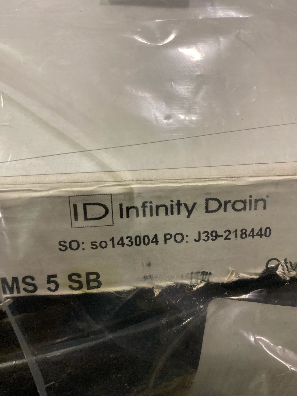 Infinity Drain MS 5 SB Moor 5" Drain Grate Only for Select Infinity Drain Center Drains - Satin Bronze