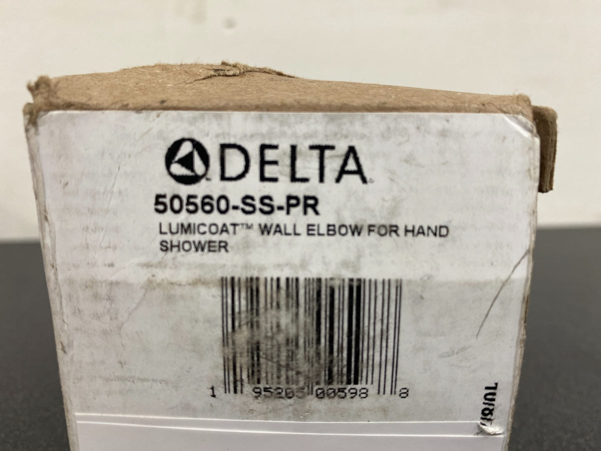 Delta 50560-SS-PR Hand Shower Wall Elbow in Lumicoat Stainless