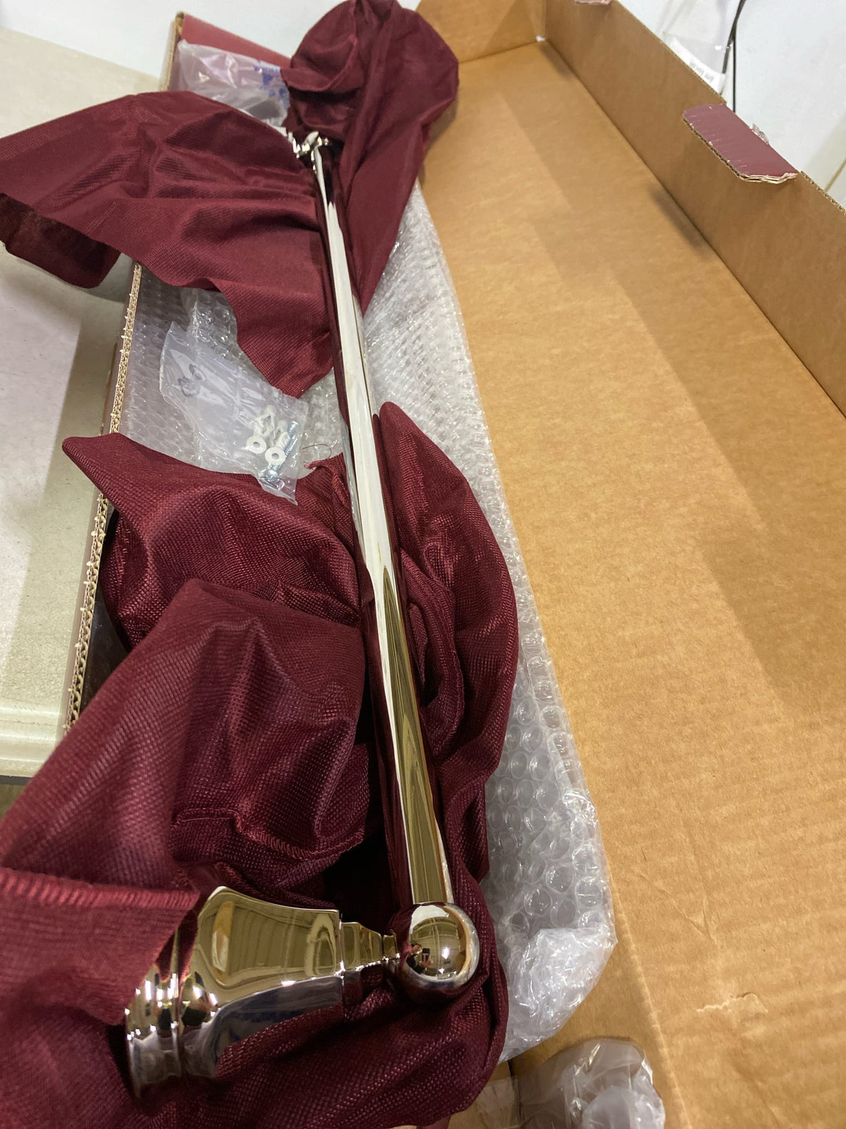 Rohl A6886/24PN Palladian 24" Towel Bar - Polished Nickel