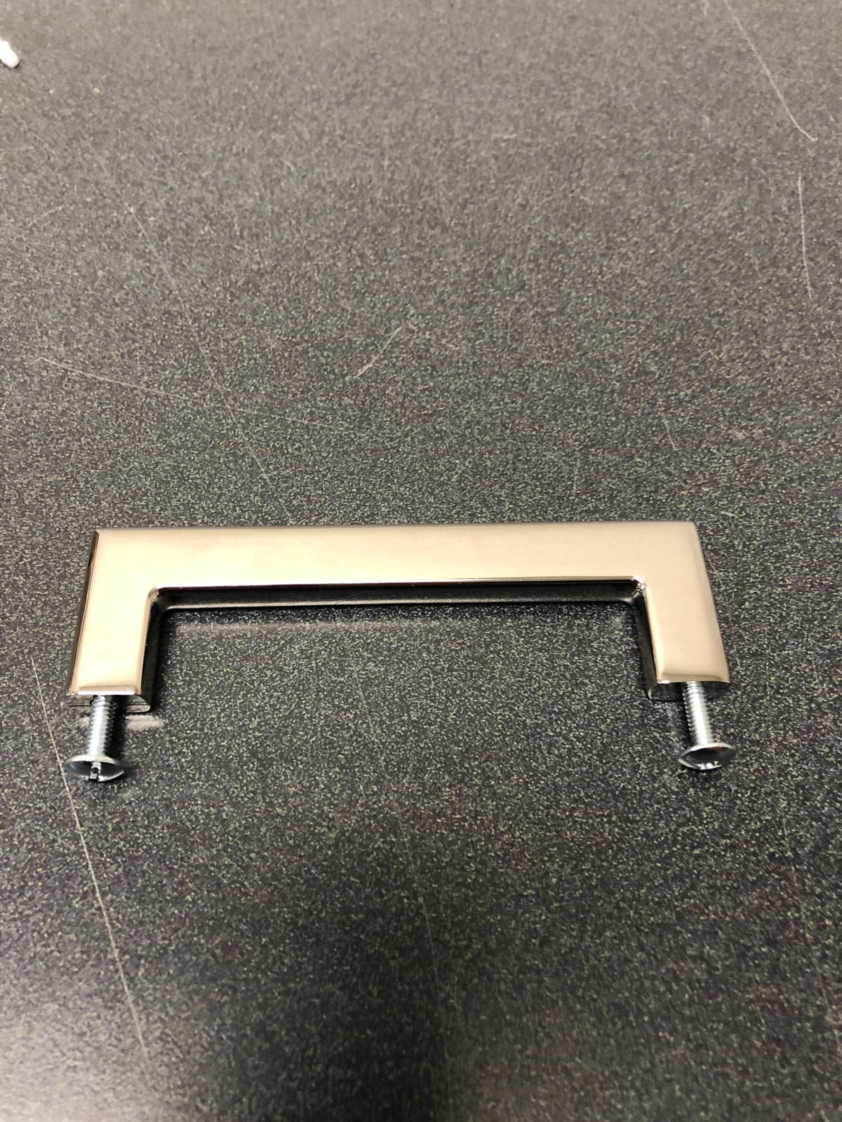 Baldwin 4412055BIN Bevel 4 Inch Center to Center Handle Cabinet Pull from the Estate Collection - Lifetime Polished Nickel