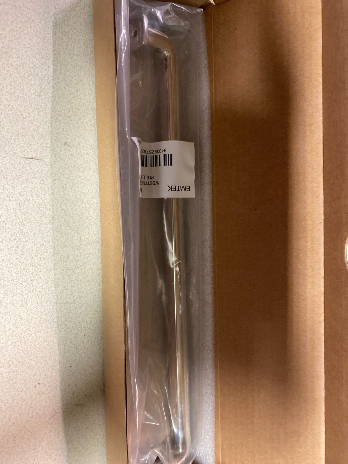 Emtek 86638 Westridge 10 Inch Center to Center Handle Cabinet Pull from The Timeless Classic Collection - Polished Nickel