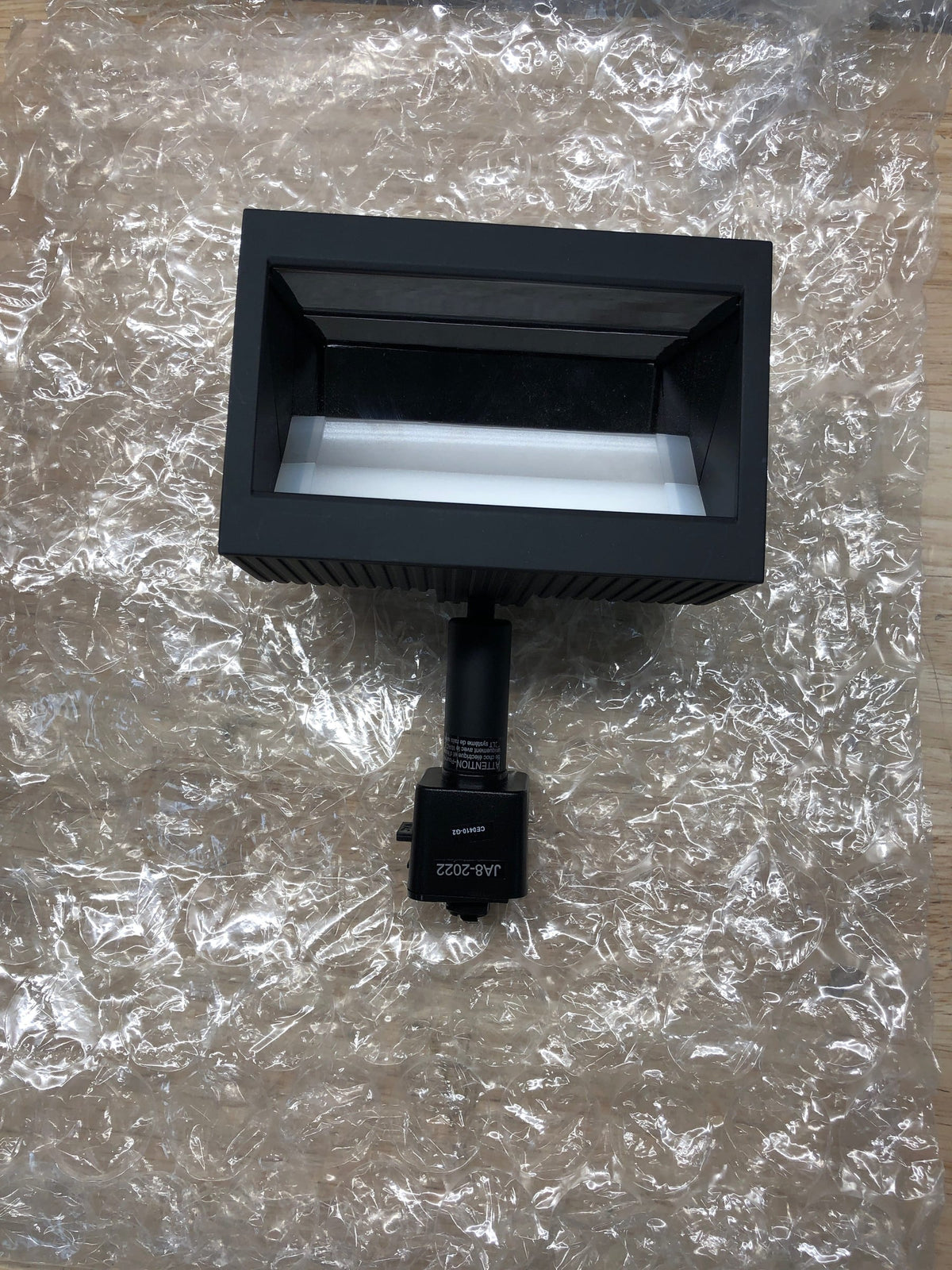 WAC Lighting L-3020W-CS-BK Ocularc L-Track 8" Tall 5-CCT LED Wall Wash Track Head - Black
