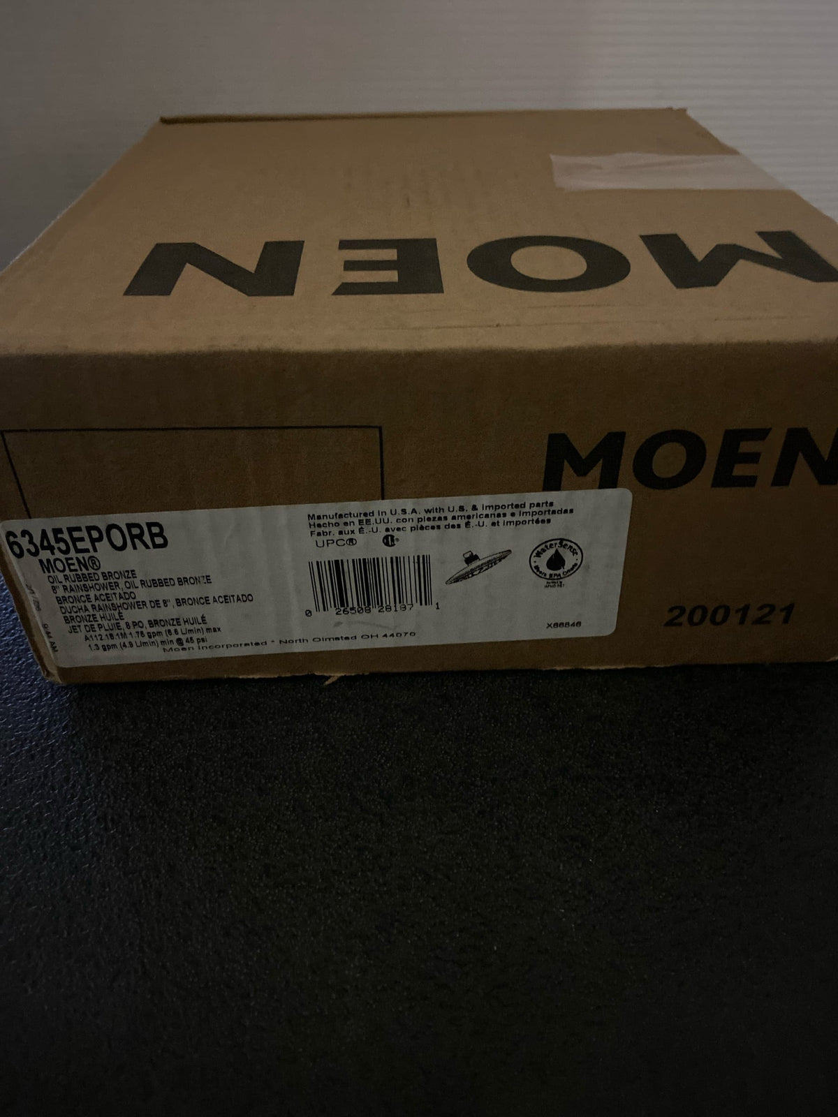 Moen 6345EPORB 1.75 GPM Single Function Rain Shower Head - Oil Rubbed Bronze