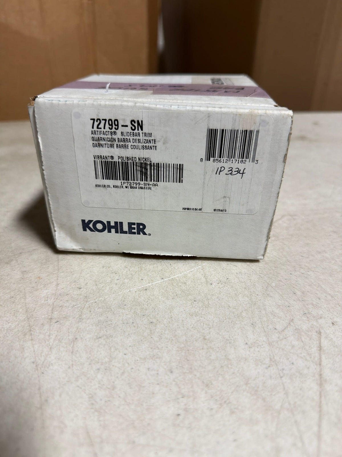 Kohler Artifacts Slidebar Trim