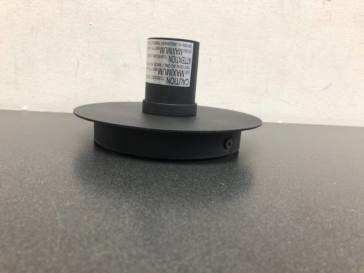 Quorum International 322-69 6" Wide Flush Mount Ceiling Fixture - Noir