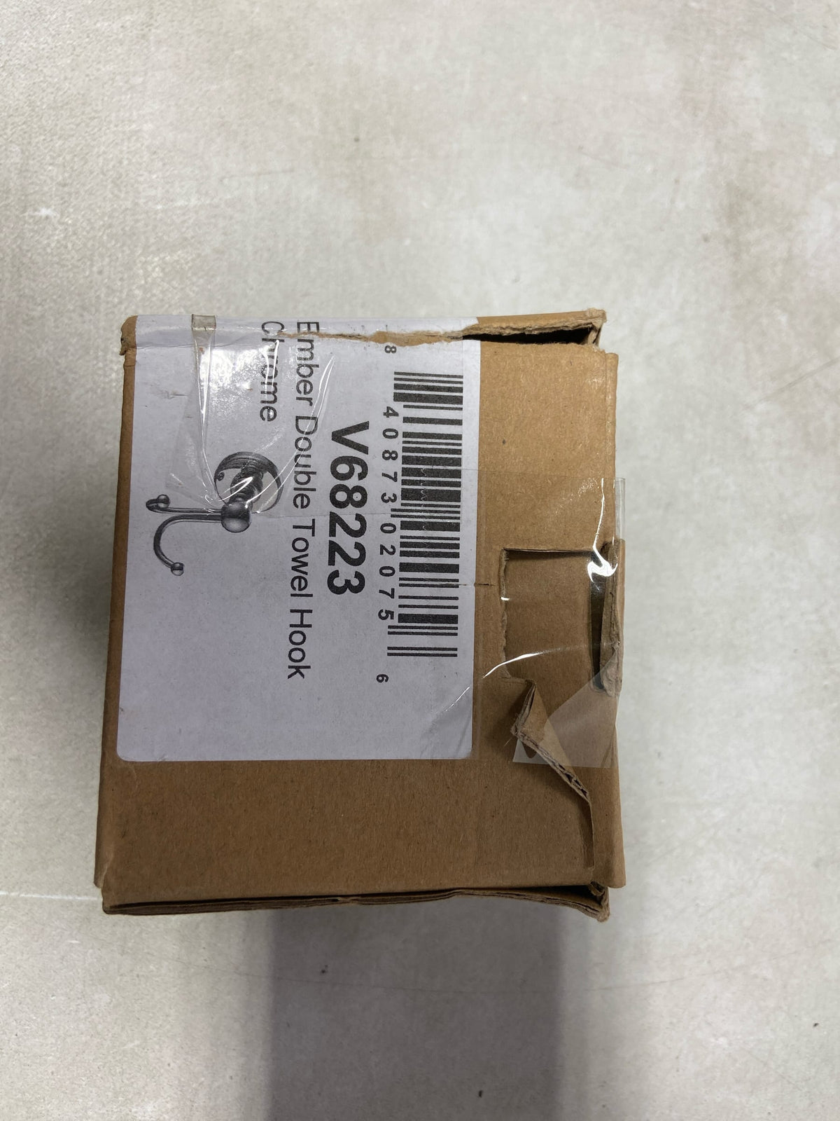 ICO Bath V68223 Ember Double Robe Hook - Chrome