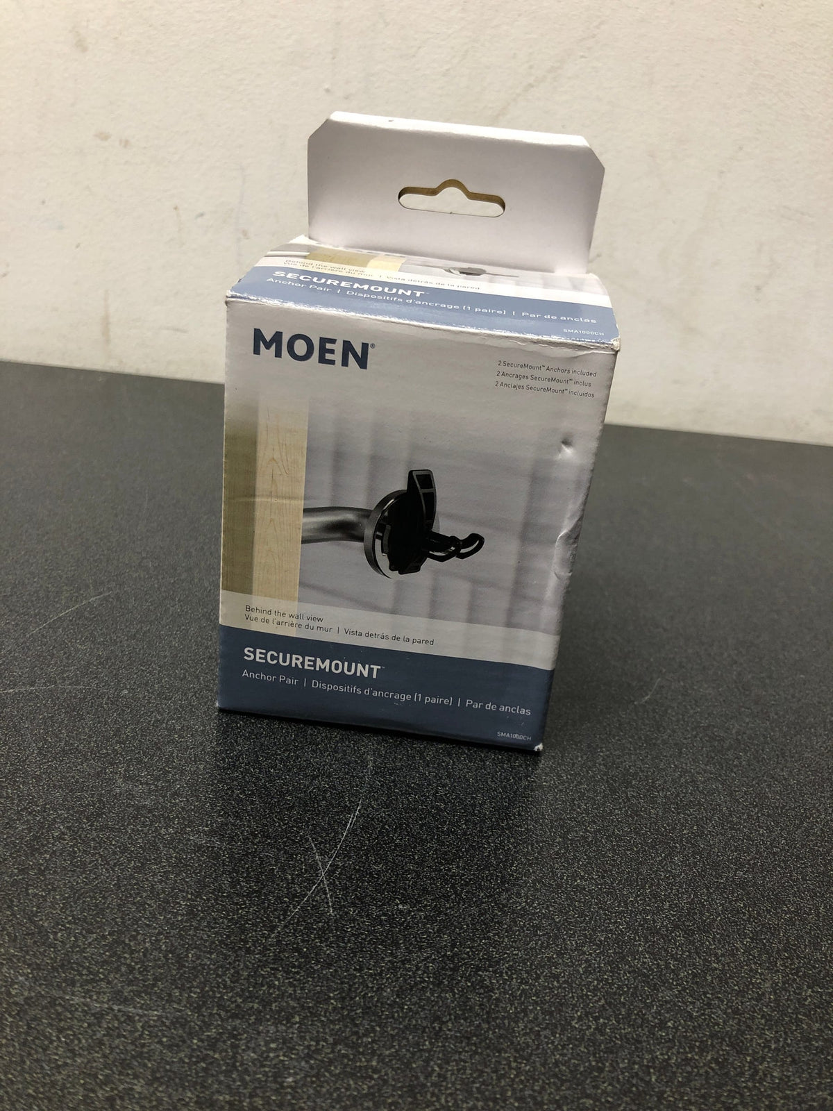 Moen SMA1000CH Home Care SecureMount Anchor Mounting Kit Only - Chrome