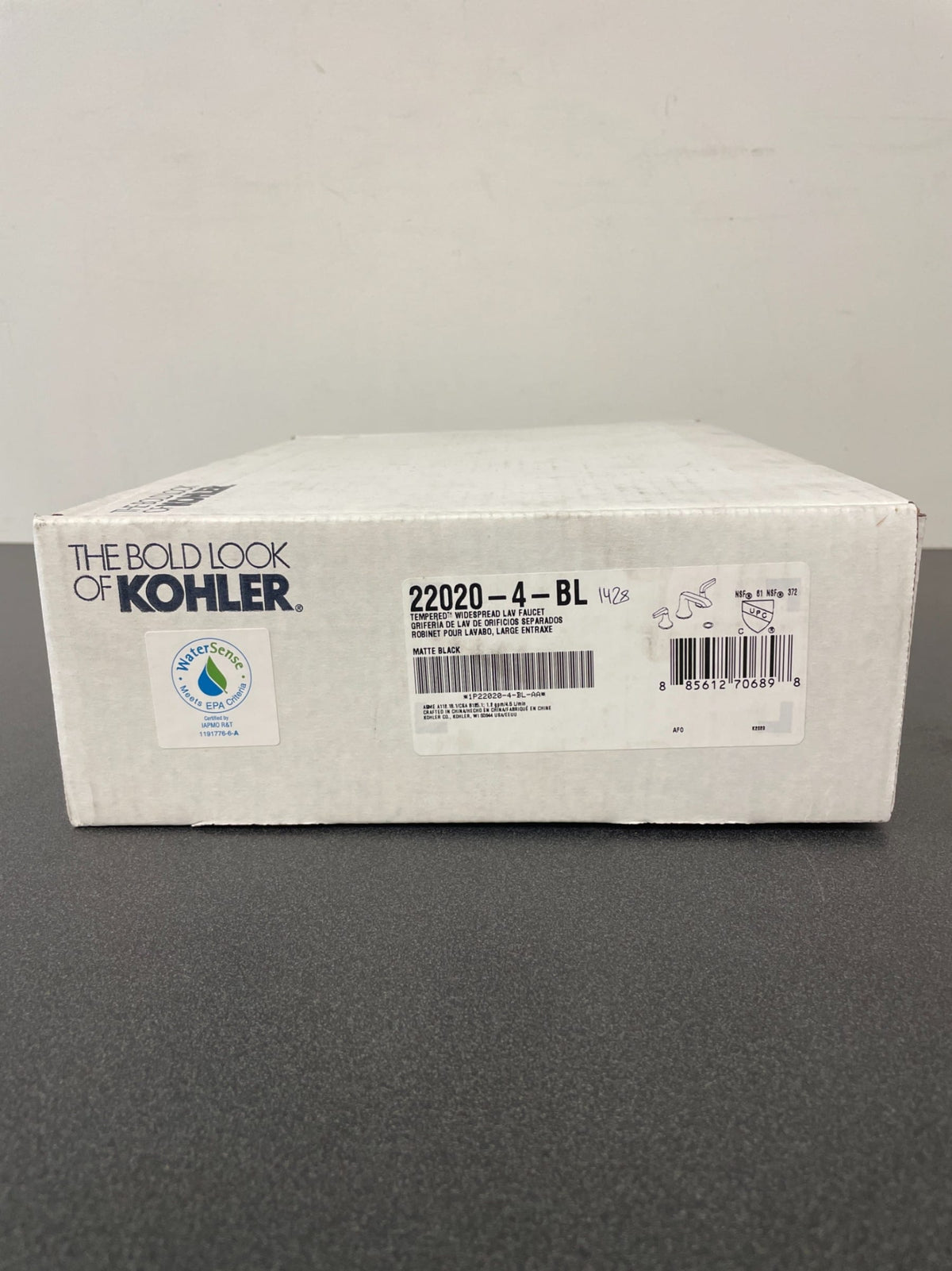 Kohler Tempered 1.2 GPM Widespread Bathroom Faucet with UltraGlide and Pop-Up Drain Assembly