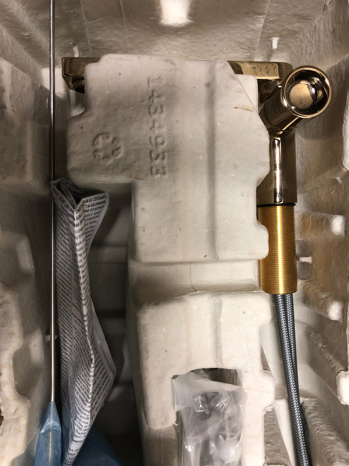 Kohler K-73050-7-AF Composed 1.2 GPM Single Hole Bathroom Faucet with Pop-Up Drain Assembly - Vibrant French Gold