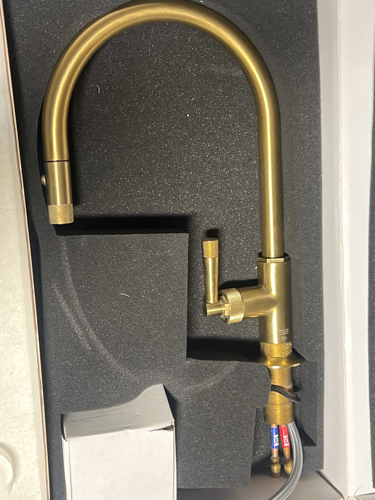 Rohl MB7930LMAG-2 Graceline 1.8 GPM Single Hole Pull Down Kitchen Faucet - Antique Gold