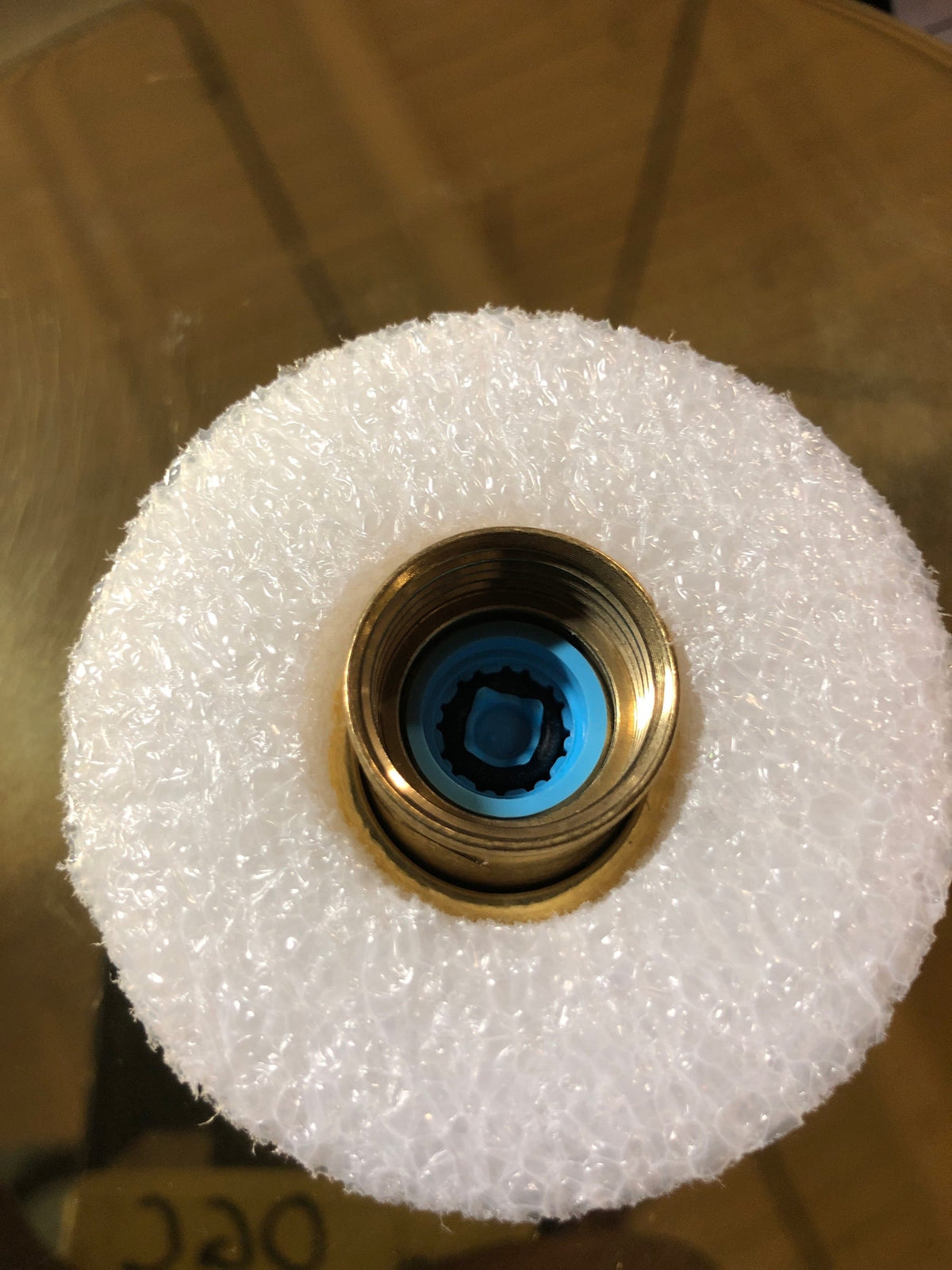 Perrin and Rowe U.80126RS1ULB 1.8 GPM Single Function Shower Head - Unlacquered Brass (Living Finish)