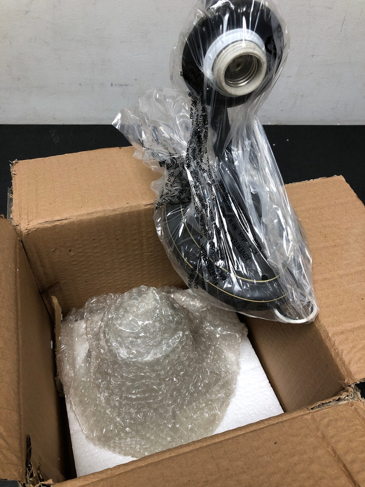 Progress Lighting P3190-20 Trinity Single-Light Bathroom Sconce with Etched Glass Shade - Antique Bronze