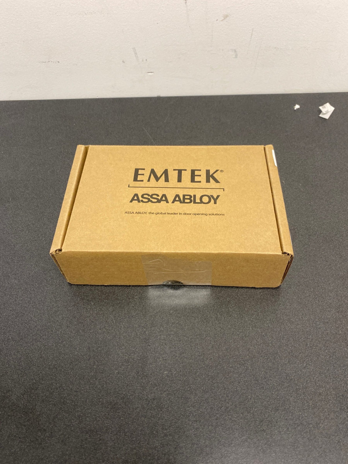 Emtek Modern Rectangular 7-1/4 Inch Privacy Mortise Pocket Door Lock for 1-3/8" Thick Doors - Flat Black
