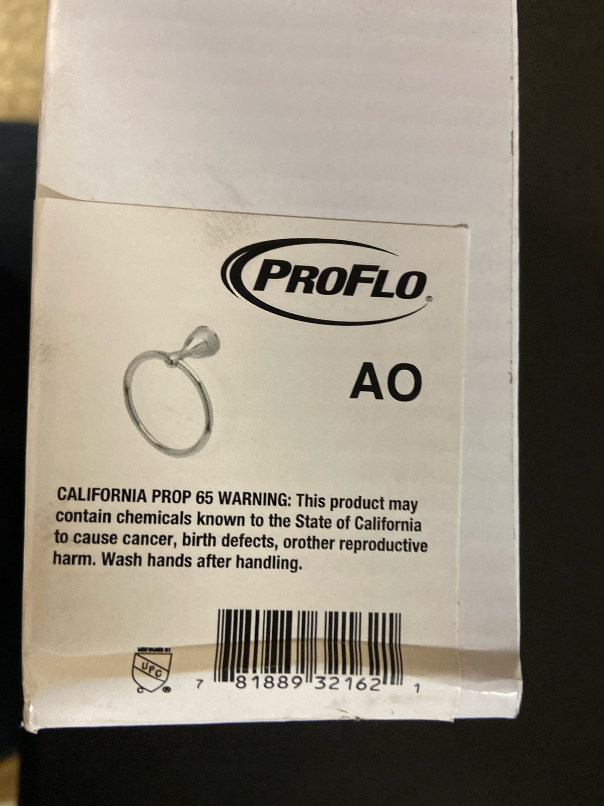 PROFLO PF03TR Colliston 6-1/8" Wall Mounted Towel Ring - Polished Chrome