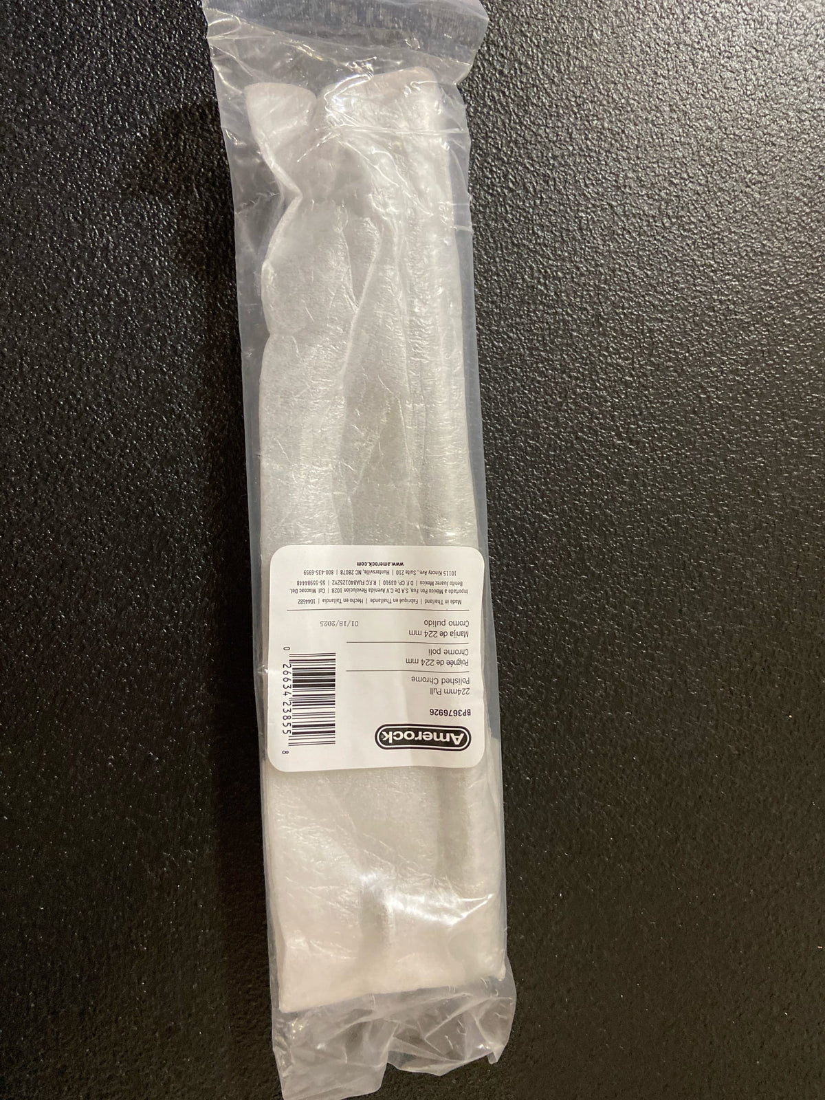 Amerock | Cabinet Pull | Polished Chrome | 8-13/16 inch (224 mm) Center-to-Center | Winsome | 1 Pack | Drawer Pull | Cabinet Handle | Cabinet Hardware