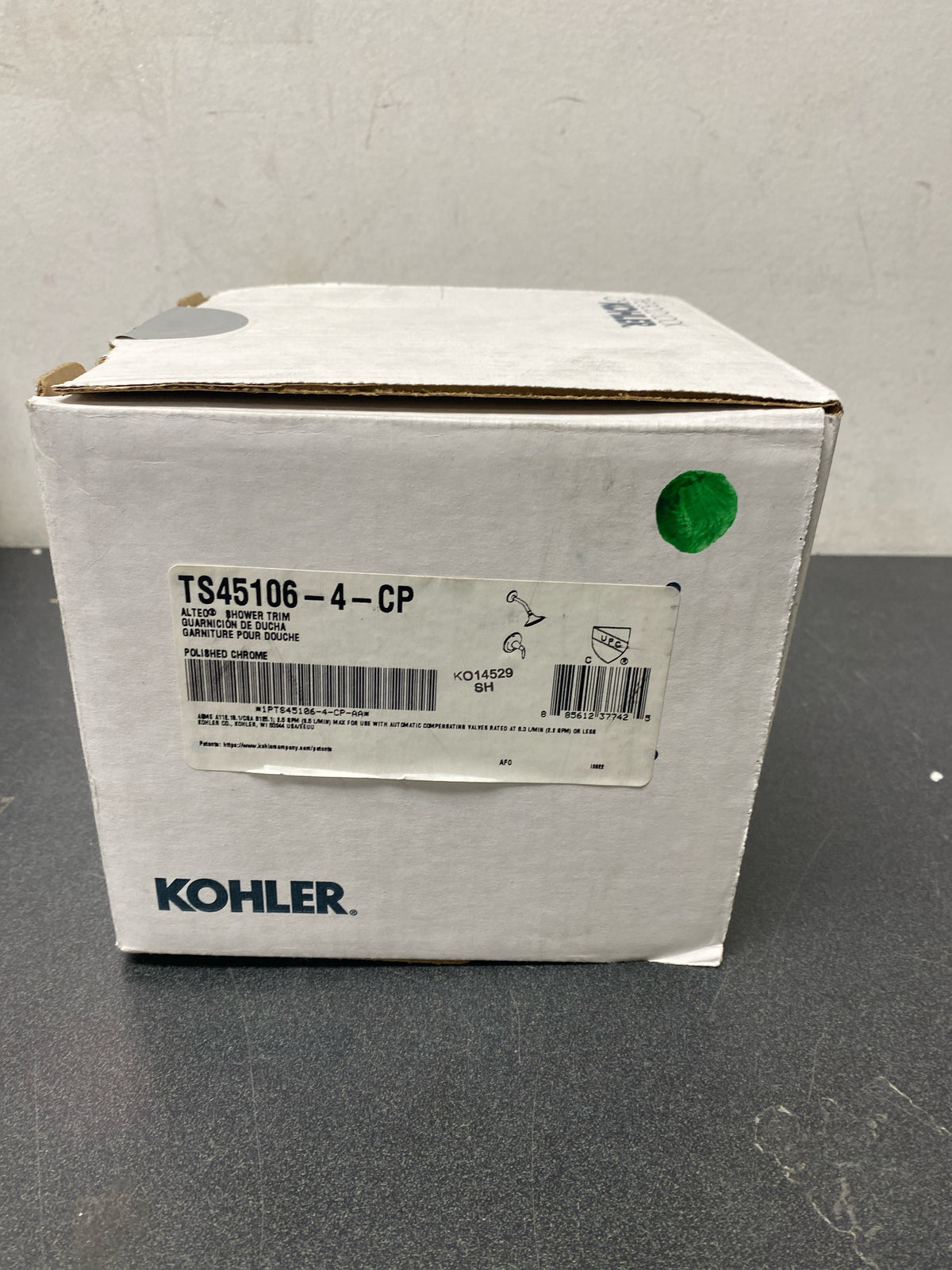 Kohler K-TS45106-4-CP Alteo Single Function Shower Head with Pressure Balance Shower Valve Trim - Less Valve - Polished Chrome