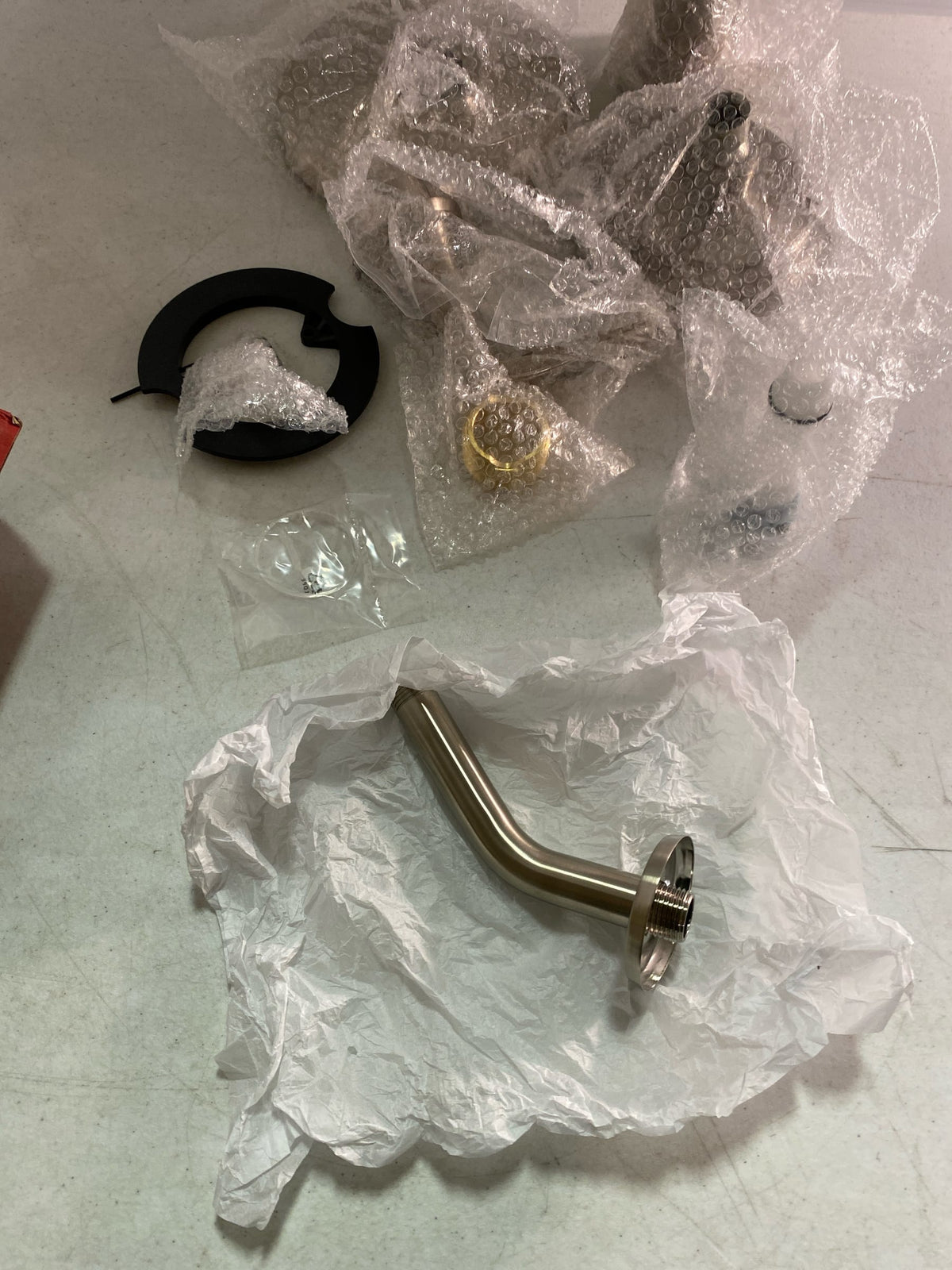 Pfister LG89-8MGK Northcott Single Handle Tub and Shower Faucet Trim Kit in Brushed Nickel (Valve Not Included)