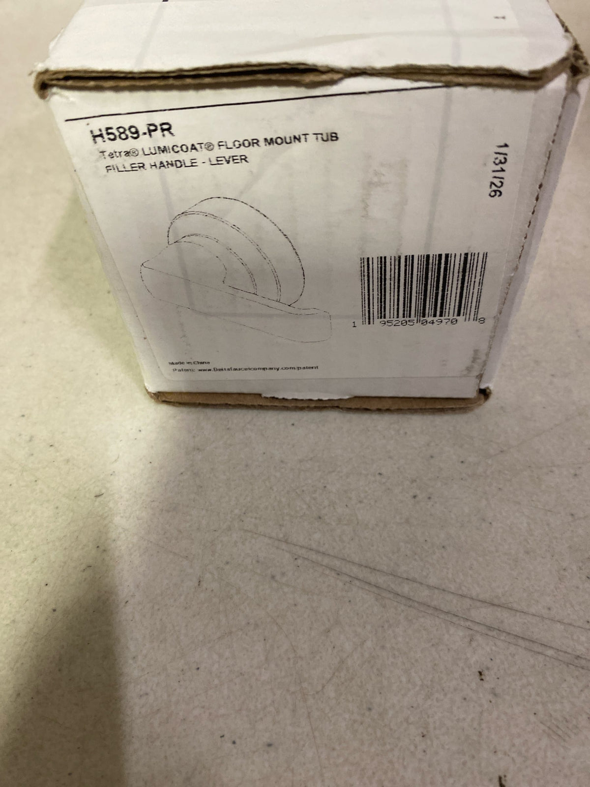 Delta Faucet H589-PR Tetra Handle, Lumicoat Chrome