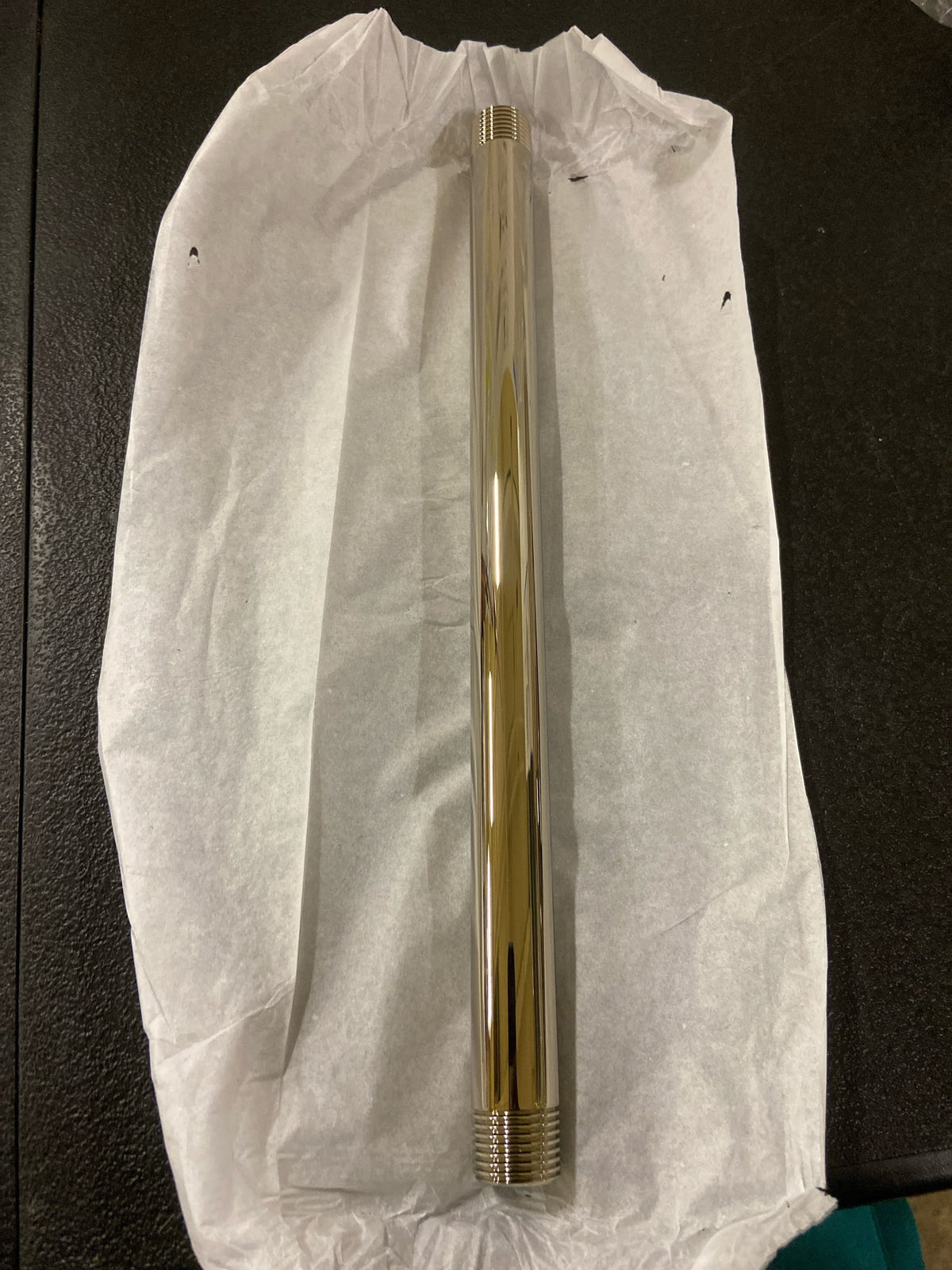 Moen 226651NL 12" Straight Shower Arm with 1/2" Connection - Nickel