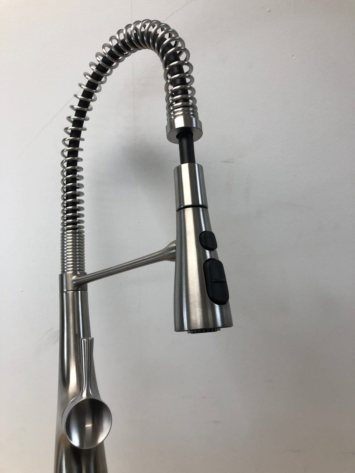 Kohler K-24662-VS Tempered 1.5 GPM Single Hole Pre-Rinse Pull Down Kitchen Faucet - Vibrant Stainless