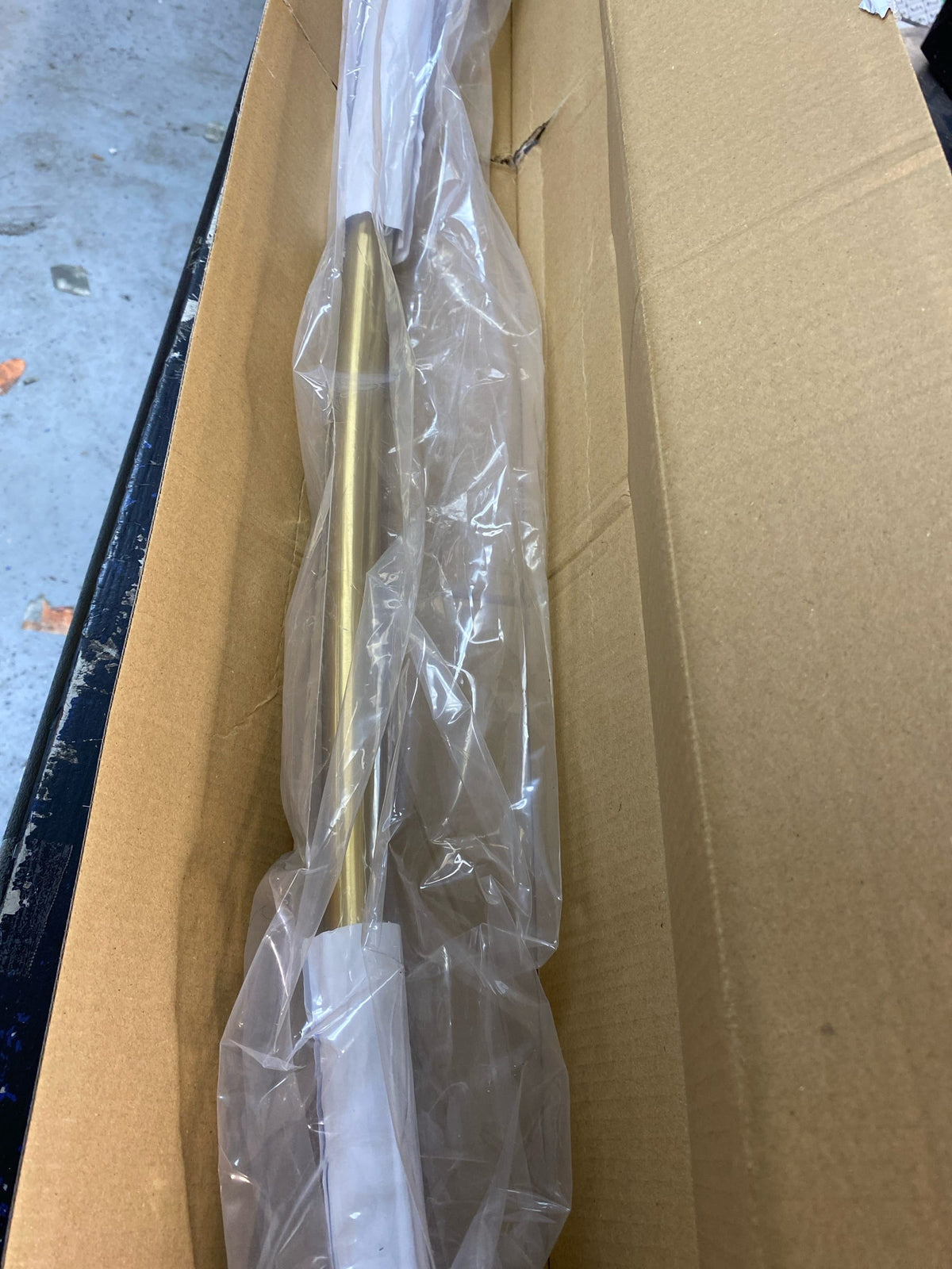 KOHLER K-9350-2MB EXPANSE CURVED SHOWER ROD - TRANSITIONAL, Vibrant Brushed Moderne Brass