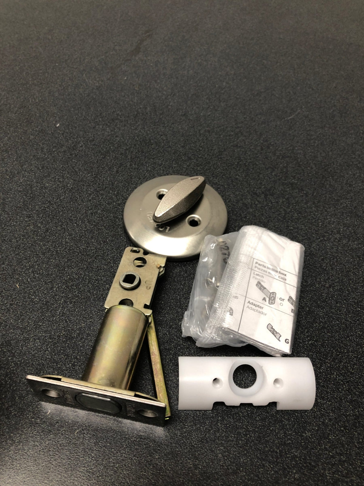 Kwikset 663-15V1 One Sided Turn Deadbolt with New Chassis with 2-3/8" Latch and SCS Strike Satin Nickel Finish