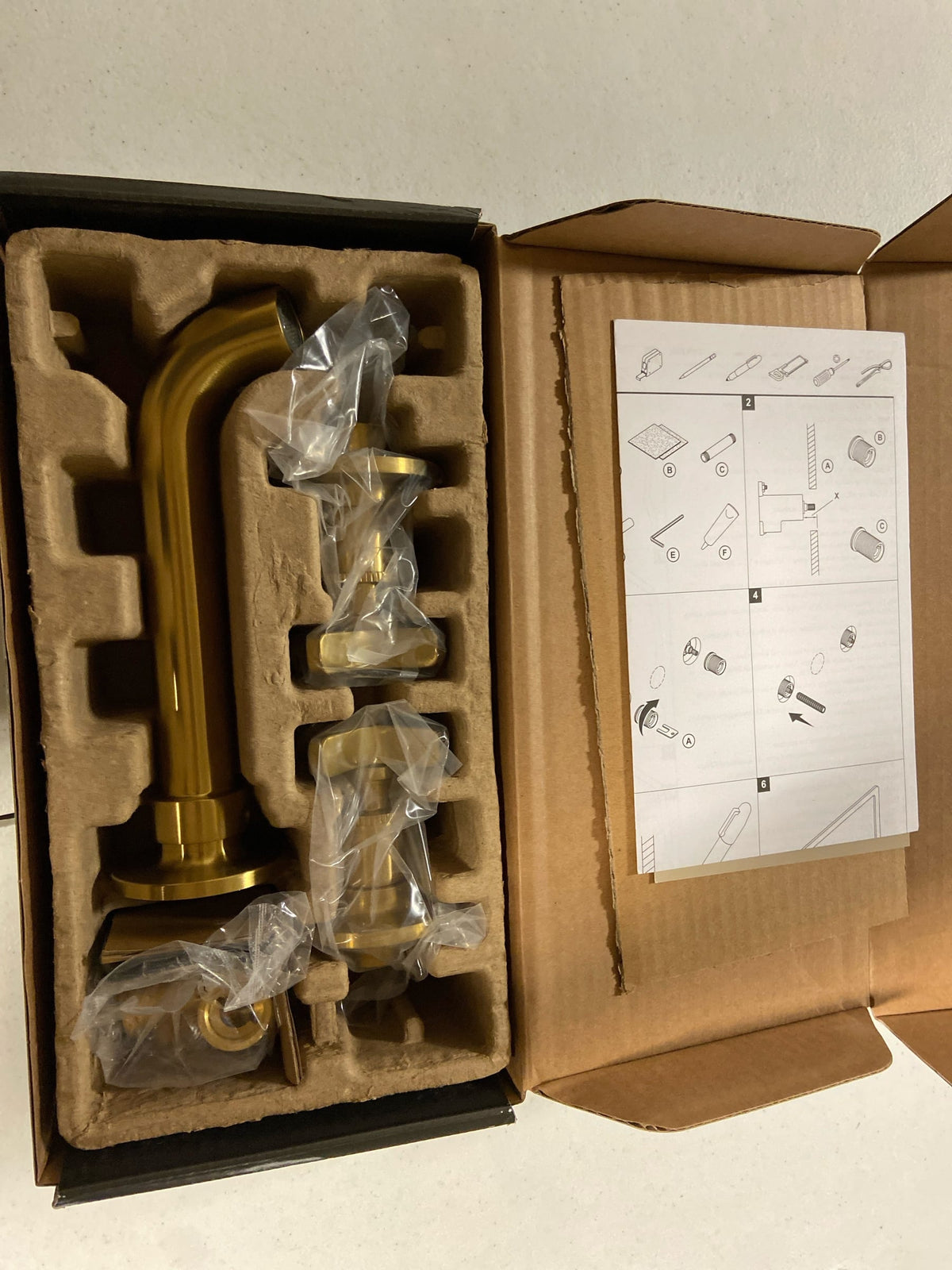 Kohler K-T35910-3-2MB Castia by Studio McGee Wall Mounted Tub Filler - Vibrant Brushed Moderne Brass
