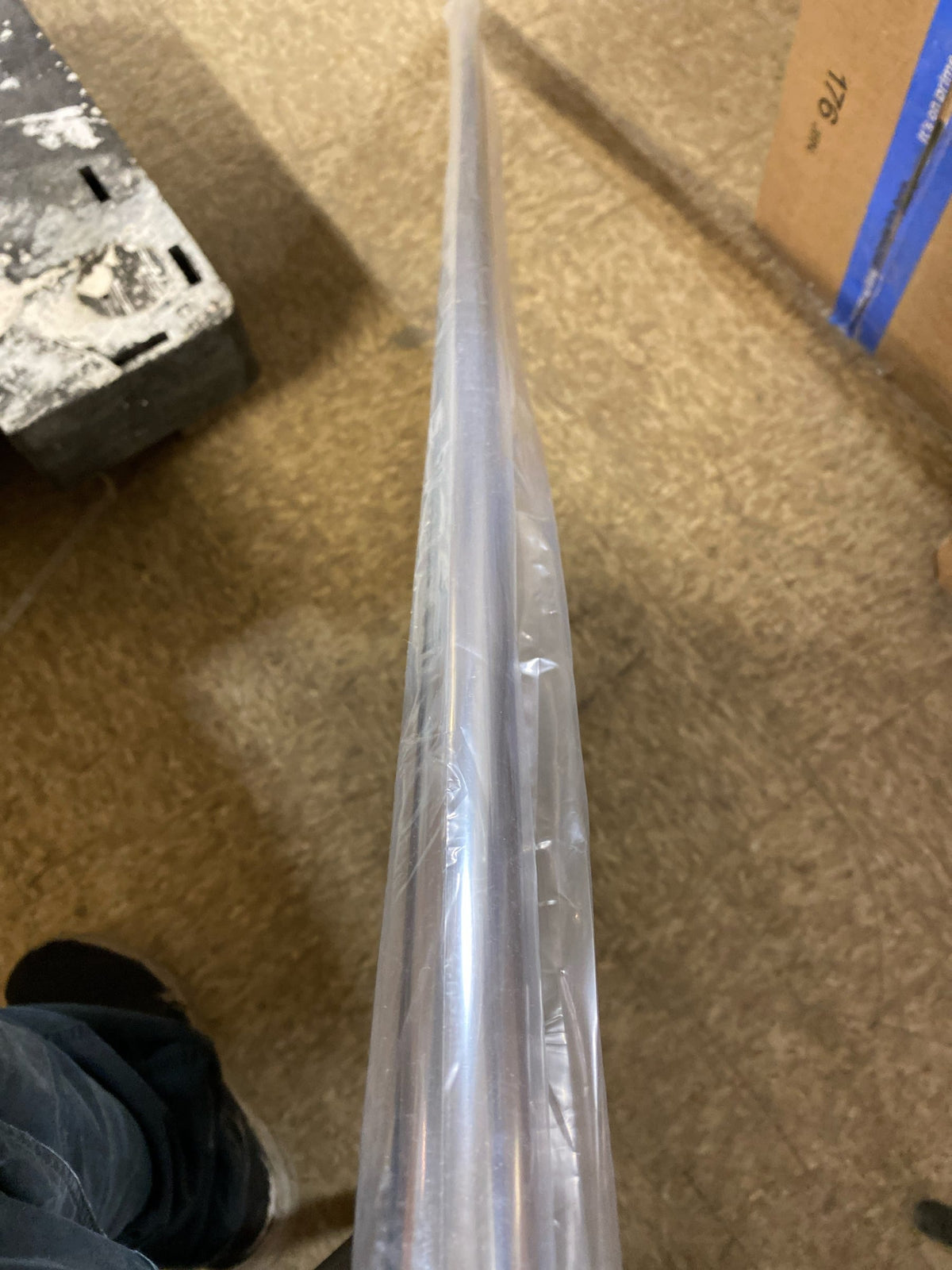 Signature Hardware 466740 60" Straight Brass Shower Rod - Chrome