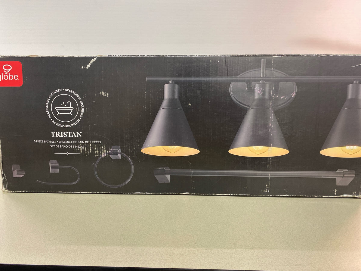 Globe Electric 91001595 Tristan 3 Light 24" Wide Vanity Light - Matte Black