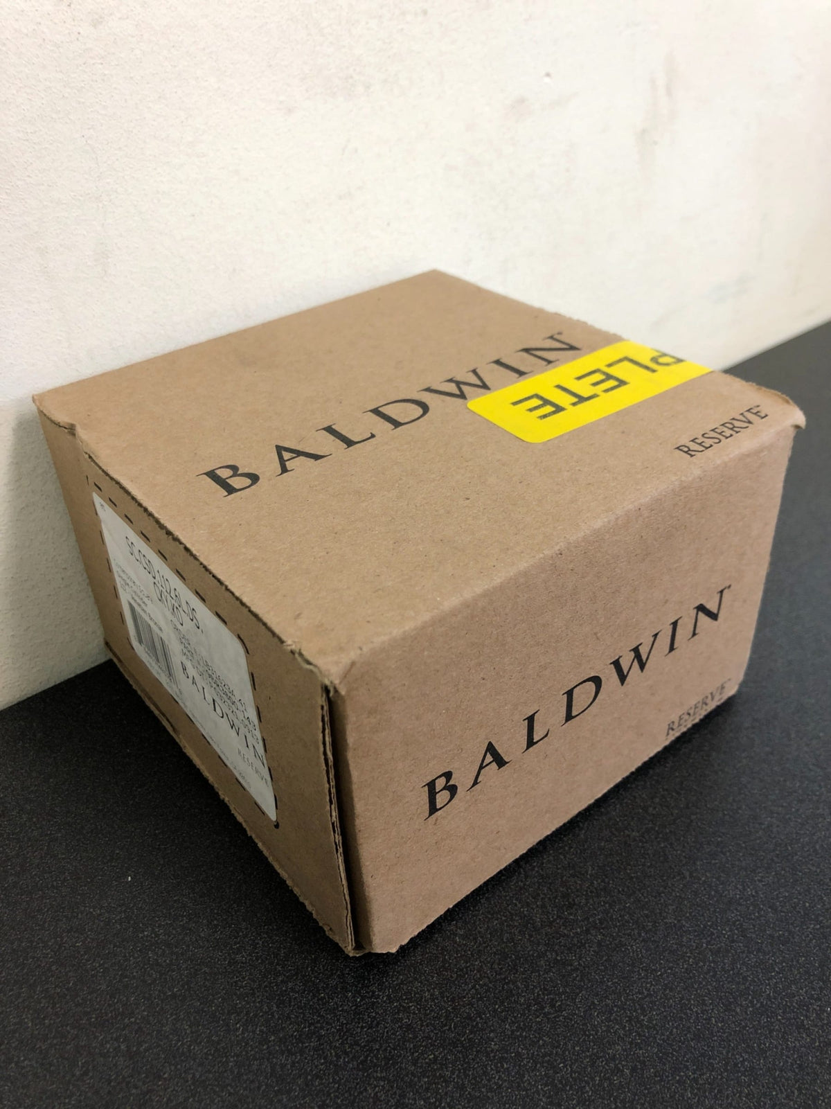 Baldwin Baldwin Reserve Venetian Bronze Single Cylinder Contemporary Square Deadbolt with 6AL Latch Dual Strike