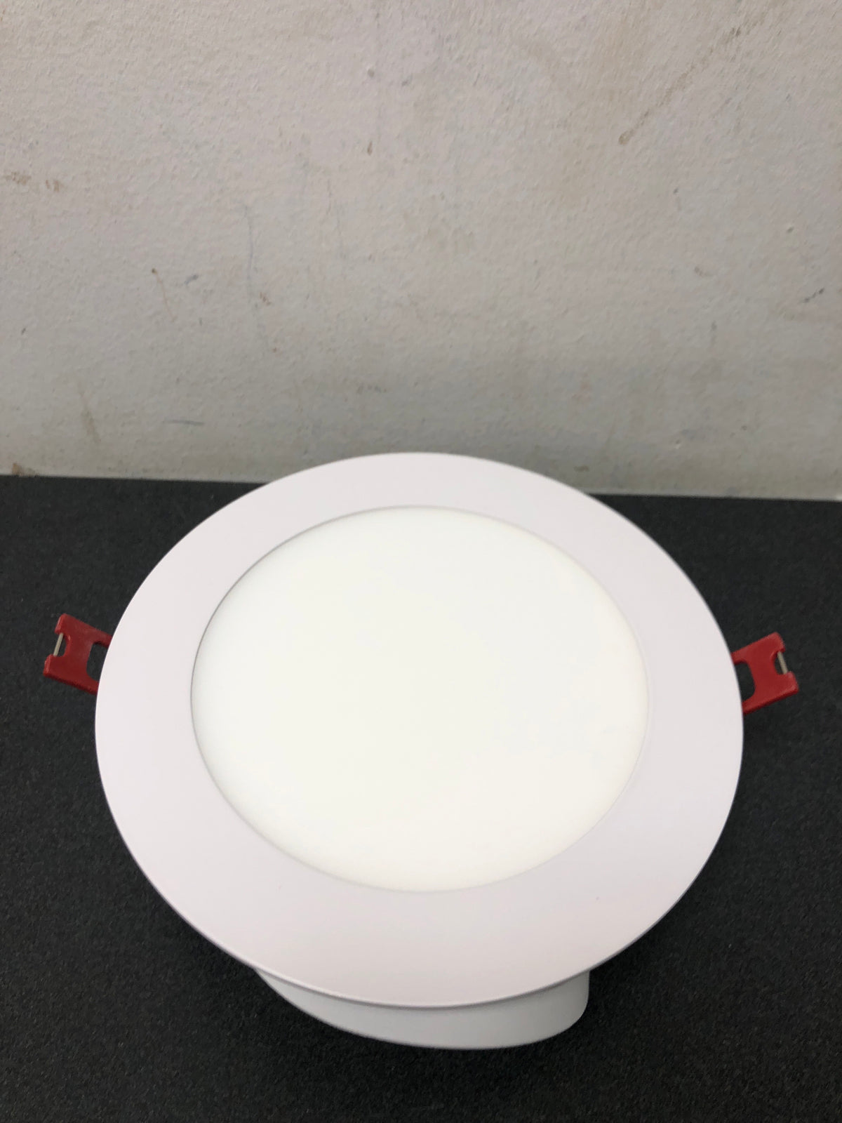Commercial electric 91512 6 in. White Flush Round Wet Rated LED Integrated Recessed Lighting Kit