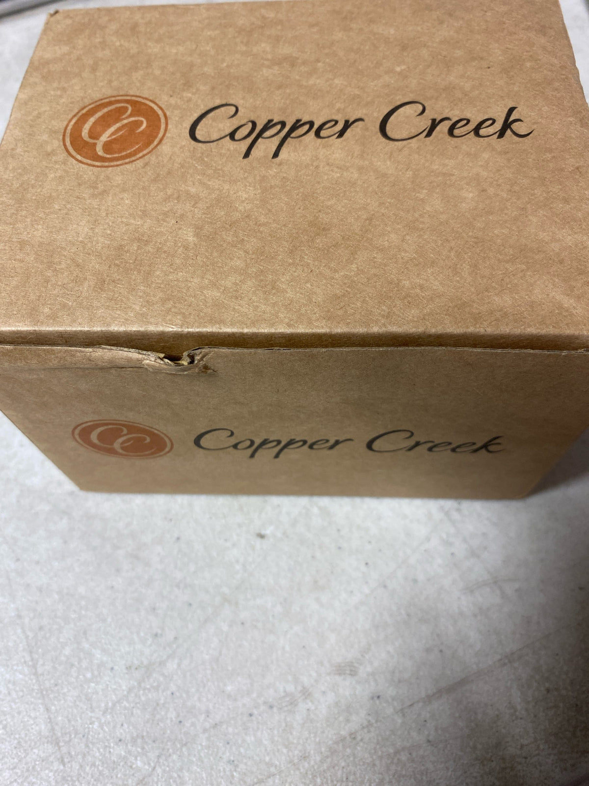 Copper Creek CK2810PB Colonial Keyed Entry Single Cylinder Handleset Interior Pack with Colonial Knob - Polished Brass
