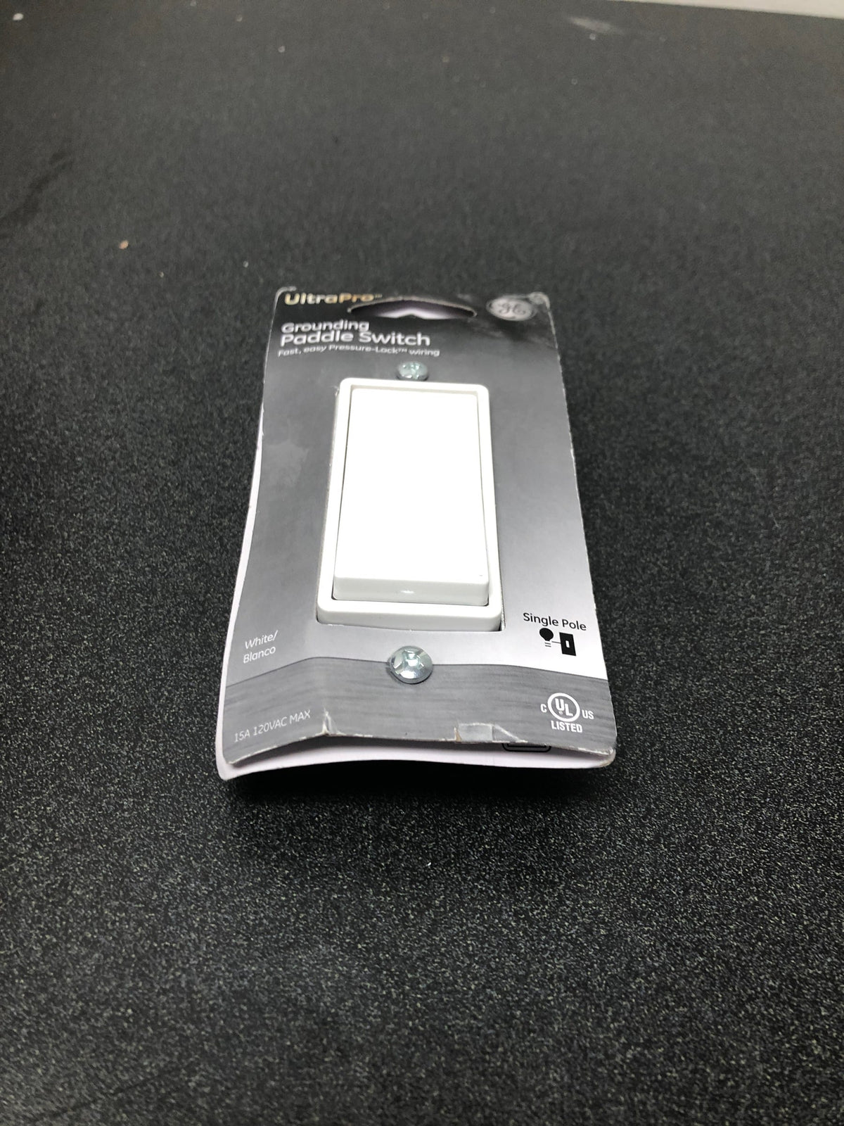 Ge 50726 15 Amp Rocker Switch, White