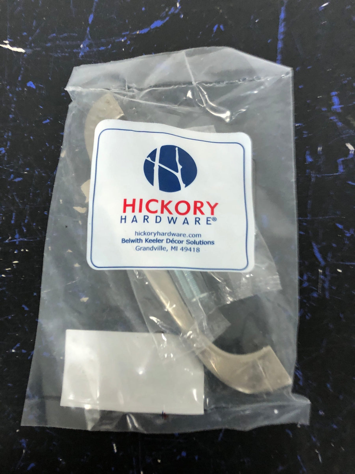 Hickory Hardware H076017-SN Twist 5-1/16" Center to Center Contemporary Twisted Cabinet Handle / Drawer Pull - Satin Nickel