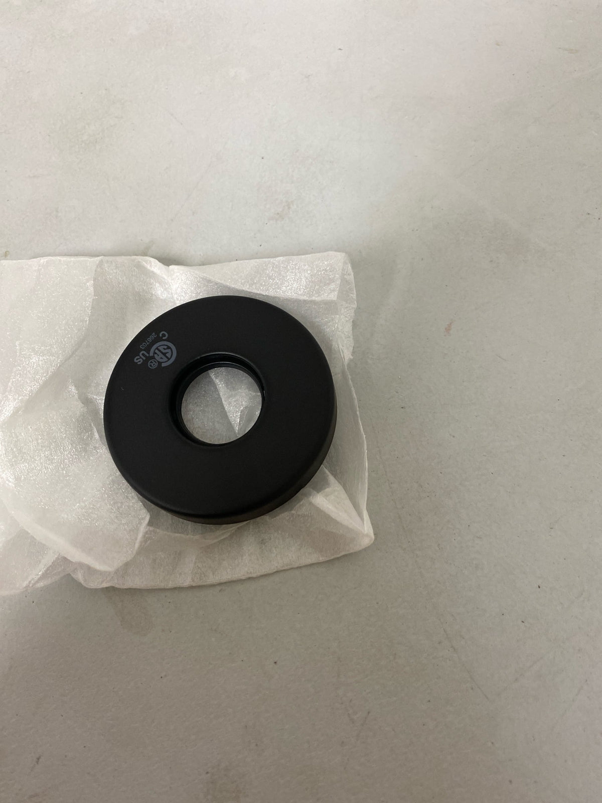 Miseno MNORSH206FB 6" Ceiling Mounted Shower Arm and Flange - Flat Black