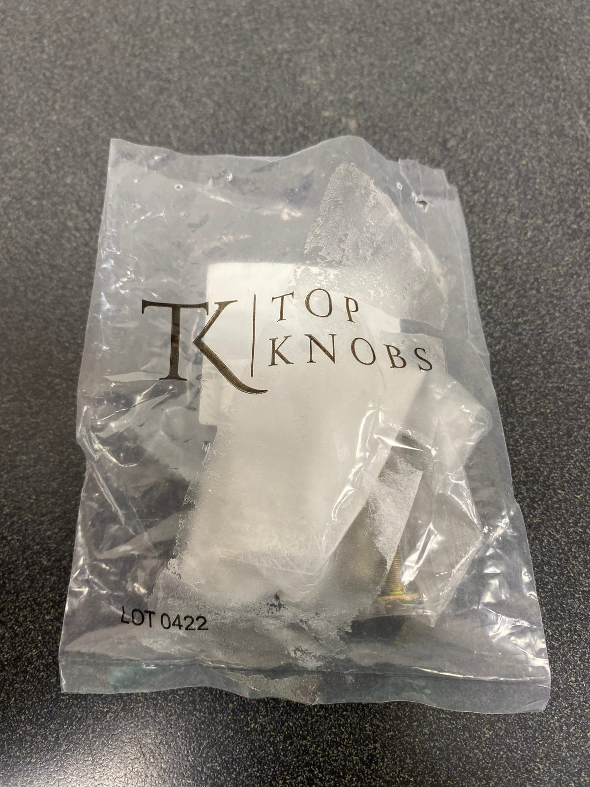 Top Knobs M549 Rocks 7/8 Inch Conical Cabinet Knob from the Nouveau II Collection - Brushed Satin Nickel
