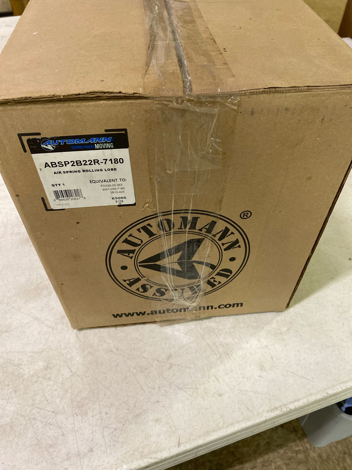 AUTOMANN ABSP2B22R-7180 Air Spring, Double Convoluted