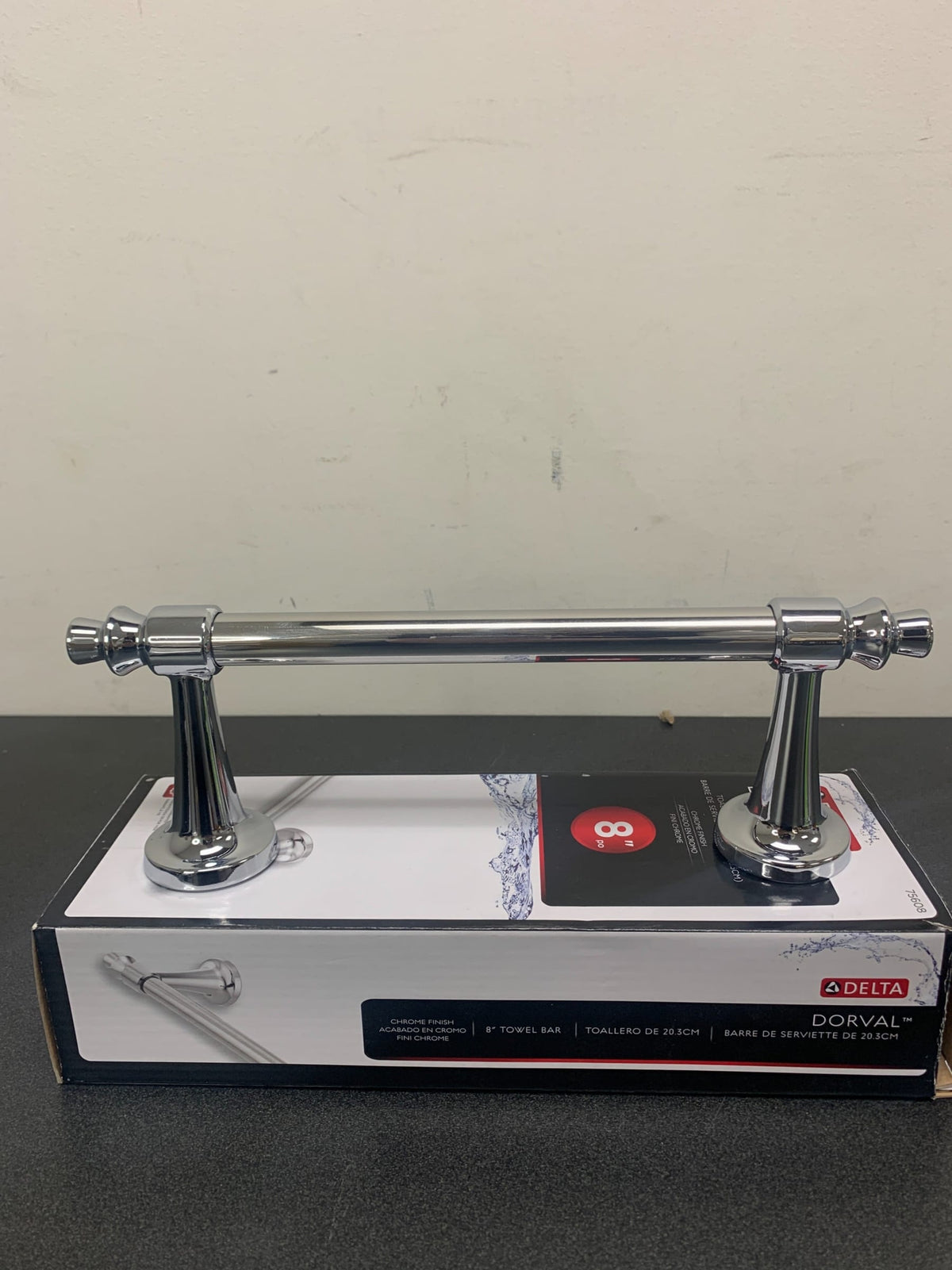 Delta 75608 Dorval 8" Towel Bar - Chrome