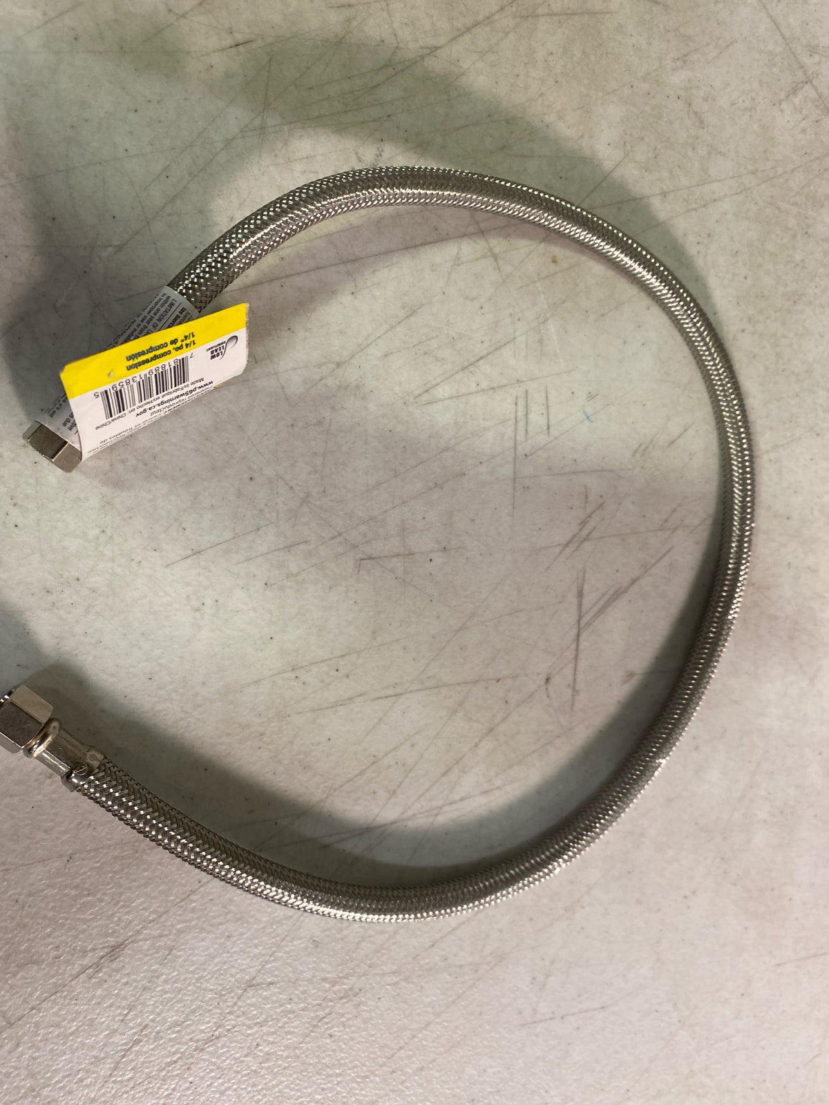 PROFLO PFX146202 24" Double Reinforced Icemaker Supply Hose - Stainless Steel