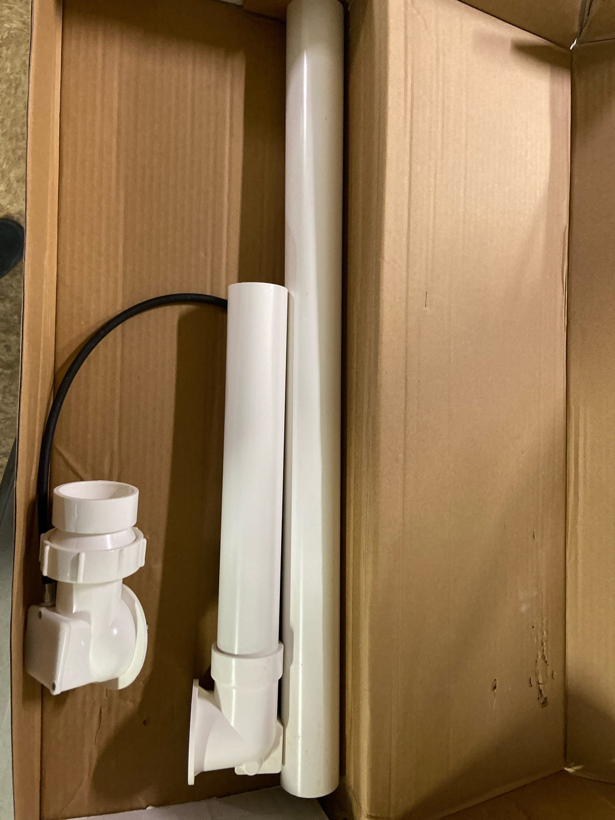 Kohler K-7213-BL Clearflo 1-1/2" Tub Drain Kit - with Overflow and PVC - Matte Black