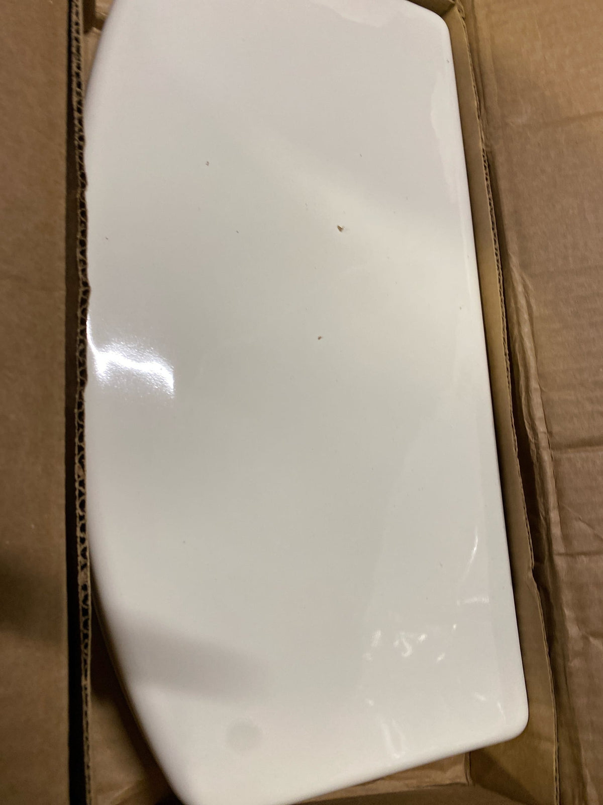 Kohler K-4143-96 Corbelle 1.28 GPF Toilet Tank Only with AquaPiston Flushing and Left-Hand Trip Lever - Biscuit